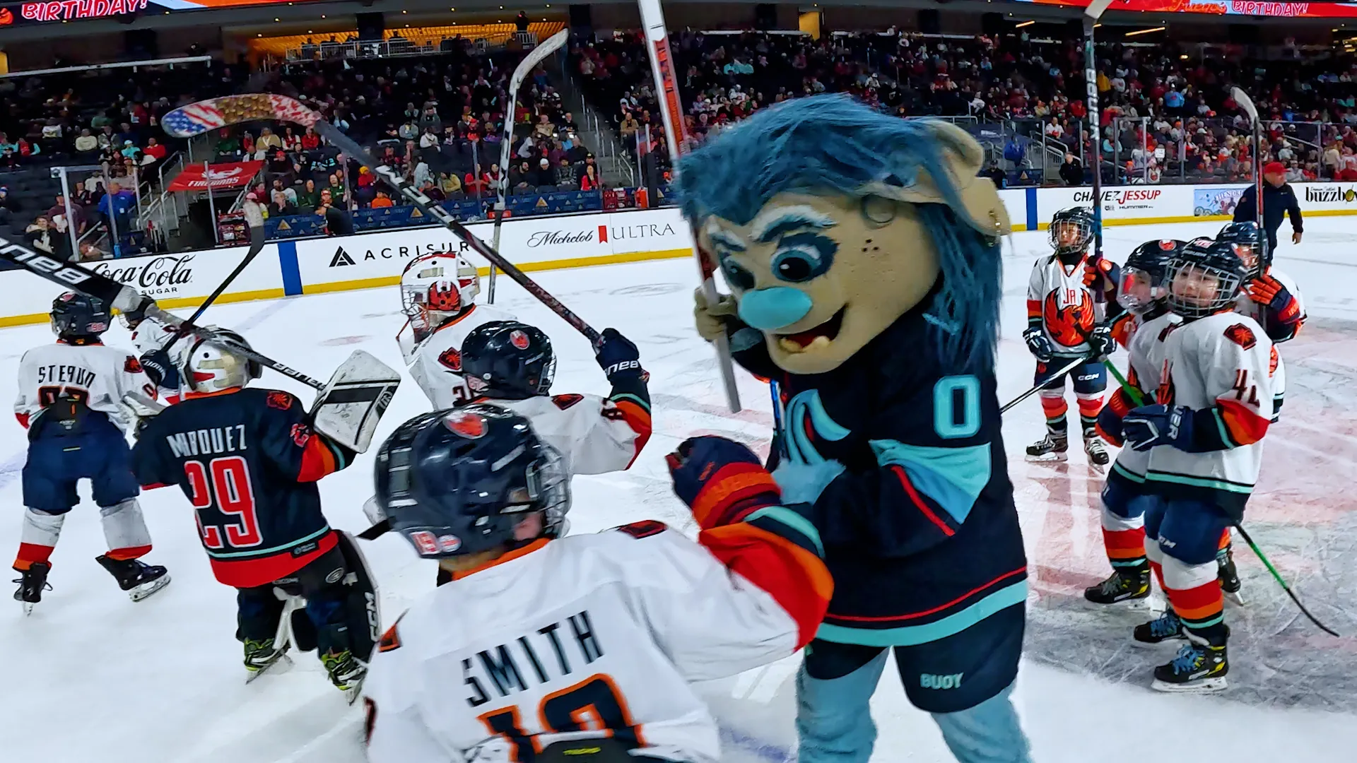 JR Firebirds vs. Buoy of the Seattle Kraken at Acrisure Arena